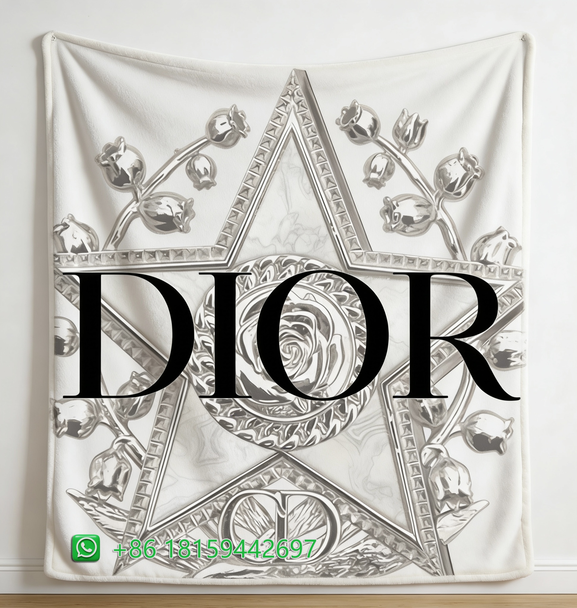 Dior Throw Blankets